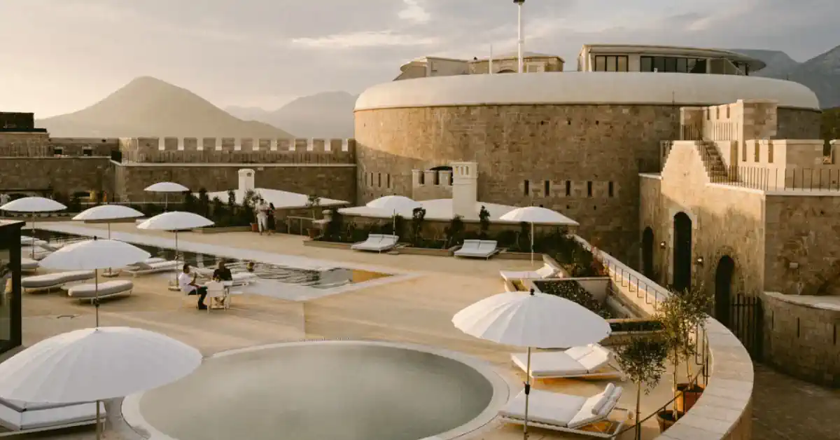 Mamula Island Hotel Pool Deck