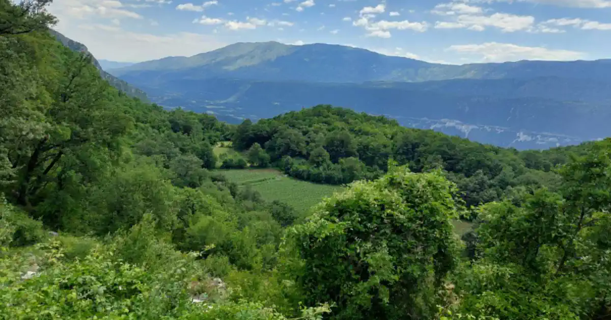 Ostrog Monastery view zeta valley