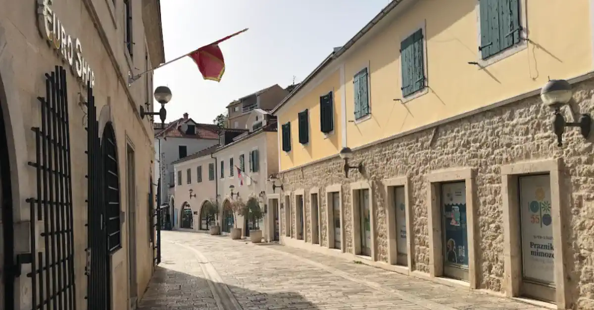 Herceg Novi Main Street Old Town