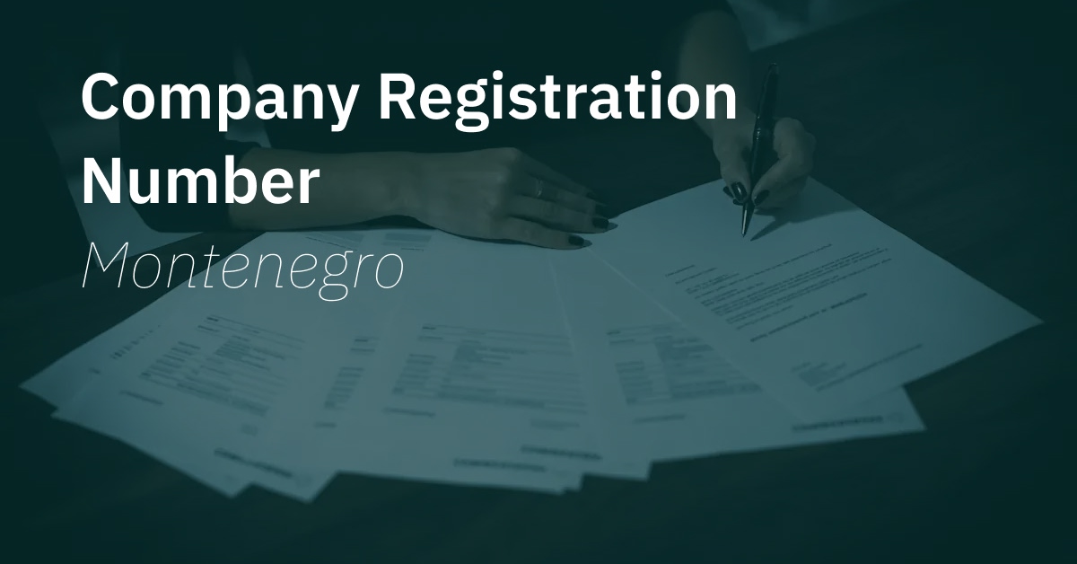 The Company Registration Number in Montenegro is crucial for conducting business