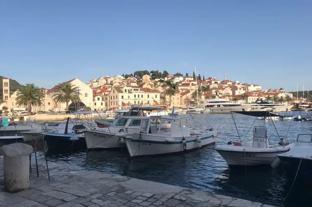 Hvar Croatia Old Town Harbor